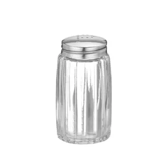 HENDI Peperstrooier van glas met RVS deksel - 40 x 70 mm - 6 stuks