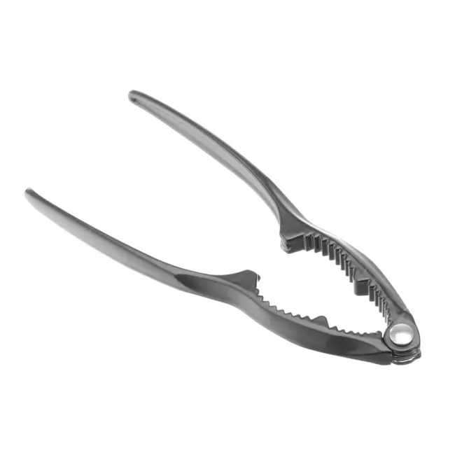 HENDI Noten- en zeevruchtenkraker – mat zwart – ergonomisch handvat – 155x35 mm