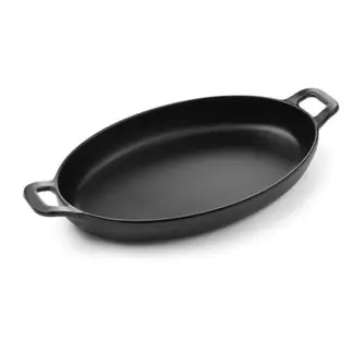 Fine Dine Mini ovale pan – zwart – vaatwasmachinebestendig – 155x80x37 mm Fine Dine Mini ovale pan – zwart – vaatwasmachinebestendig – 155x80x37 mm