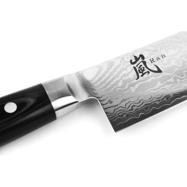 Yaxell Ran Messenset – Giftset – 2-delig – Santoku 16,5 cm & Universeelmes 12 cm – 69 Lagen Damaststaal – VG10 Staal – 61 HRC – Canvas-Micarta Heft