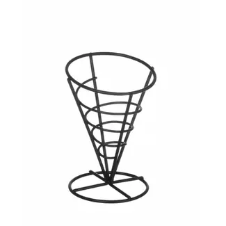 HENDI Friteszakhouder – Zwart draadframe – Metaal – 115x172 mm