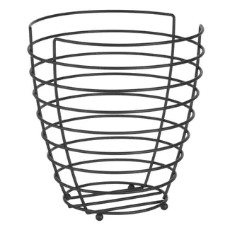 HENDI Fruitkorf – matzwarte poedercoating – Ø230x(H)250mm – stijlvol en functioneel