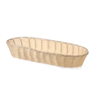 HENDI Ovaal broodmandje – polyrattan – vaatwasmachinebestendig – 375x140x70 mm