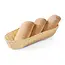 HENDI Ovaal broodmandje – polyrattan – vaatwasmachinebestendig – 375x140x70 mm