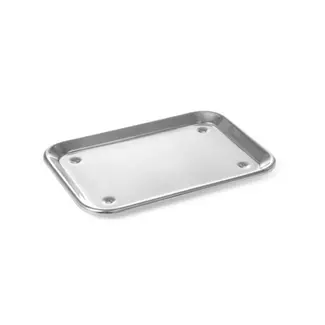 HENDI Vitrineplateau van roestvast staal met noppen - 240 x 170 mm