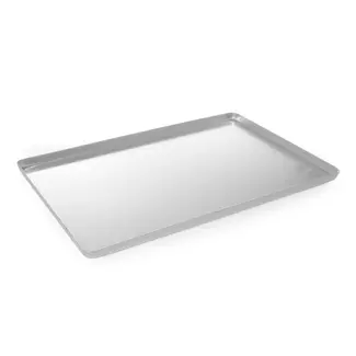 HENDI Displaytray voor zoetwaren – aluminium – lichtgewicht – elegant ontwerp – 400x300x20 mm