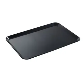 HENDI Elegant vitrineplateau – zwart melamine – 350x240x17 mm – vaatwasserbestendig