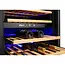 Arktic Wijnkoeler – dual zone – 72 flessen – 232L – zwart – LED verlichting