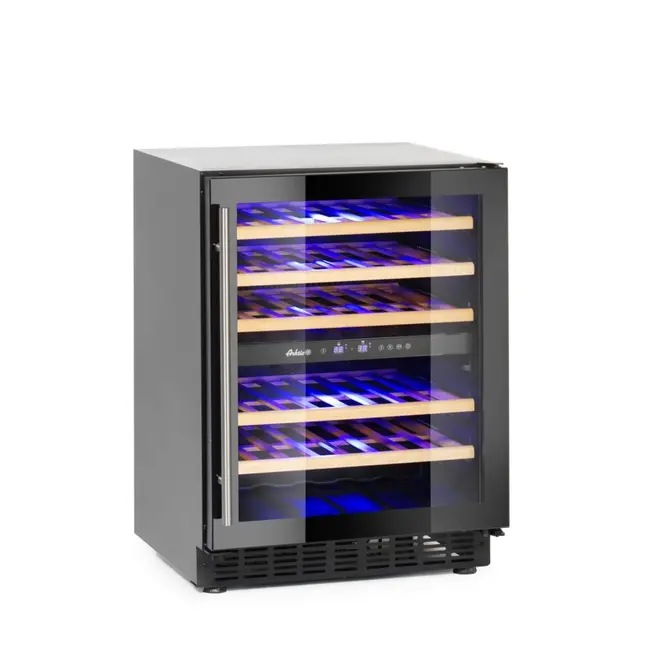 Arktic Wijnkoeler – 2 zones – 46 flessen – gehard glas – beukenhouten planken – 133L