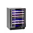 Arktic Wijnkoeler – 2 zones – 46 flessen – gehard glas – beukenhouten planken – 133L