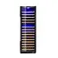 Arktic Wijnkoeler – 2 zones – 160 flessen – 447L – zwart – LED-verlichting – uittrekbare houten planken