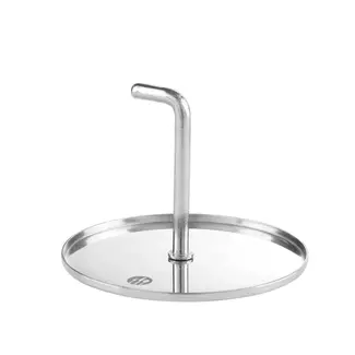 HENDI Voedselring-duwer van AISI 430 RVS - voor ronde ring Ø 100 mm