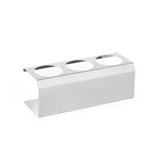 HENDI Sausstandaard – 3 gaten – roestvrij staal – vaatwasserbestendig – 274x102x98 mm