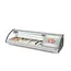 Arktic Sushi-display met gebogen glazen afdekking – 5x GN 1/3 – LED-verlichting – 0˚C tot 6˚C – 1307x445x327 mm