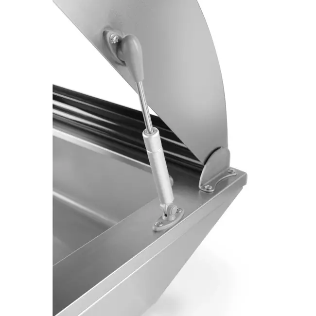 Arktic Saladevitrine – 67L – gebogen glazen deksel – geforceerde luchtkoeling – 775x615x235 mm