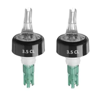 BarUp Kogelmaatschenker – 2 stuks – 35 ml – Kunststof – Transparant