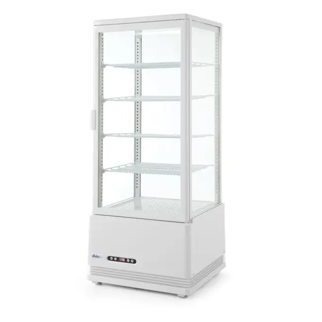 Arktic Koelvitrine – 98L – wit – dubbel glas – LED verlichting – 4 verstelbare schappen