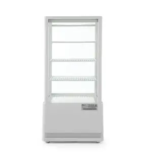 Arktic Koelvitrine - 78L - anti-condens - LED verlichting - wit - 3 verstelbare schappen