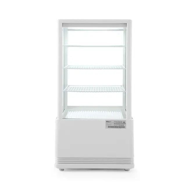 Arktic Compacte koelvitrine – 68L – wit – energiezuinig – LED-verlichting – anti-condens – 3 verstelbare schappen