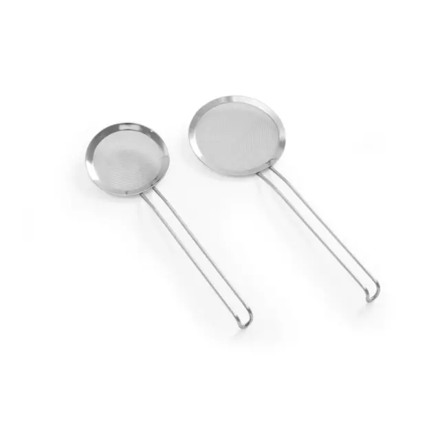 HENDI Vetspaan – Metalen draadgreep – Roestvast staal – Ø125x350 mm – Vaatwasmachinebestendig