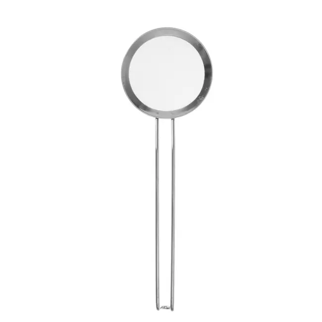 HENDI Vetspaan – Metalen draadgreep – Roestvast staal – Ø125x350 mm – Vaatwasmachinebestendig