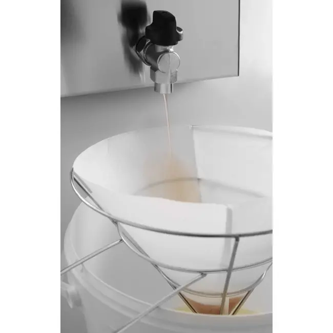 HENDI Vetfilters – 50 stuks – 254x254 mm – Hittebestendig tot 200°C – Synthetische zijde