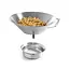 HENDI Frituurvergiet – Roestvast staal – Handgreep – Afneembare bodembak – Ø410x(H)170mm