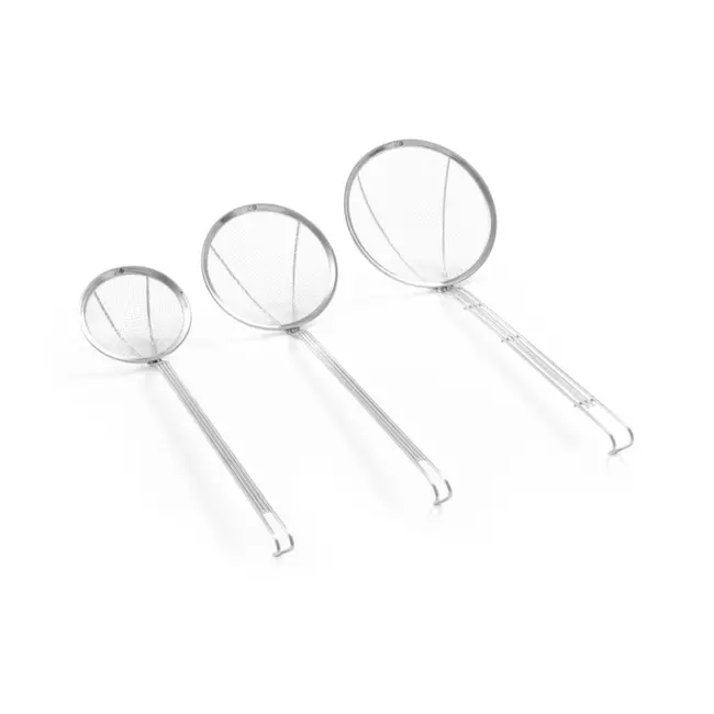 HENDI Frituurschep – Versterkte draadgreep – Roestvast staal – Ø 260 mm