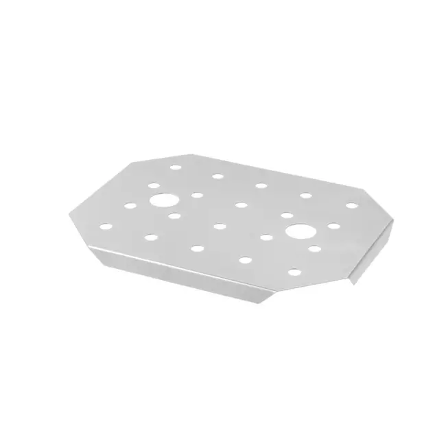 HENDI Geperforeerde roosters – GN 1/2 – extra sterk – eenvoudig te reinigen – roestvrij staal