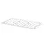 HENDI Geperforeerde roosters – GN 1/1 – Polycarbonaat – Transparant – 467x263 mm