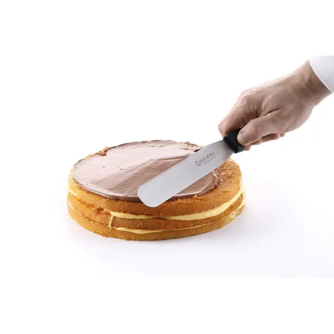 HENDI Paletmes – Flexibel blad – Voor patisserie – 34 cm – Zwart