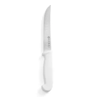HENDI Lang universeelmes – polypropyleen heft – 230 mm – wit