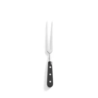 HENDI Trancheervork – Lange tanden – Vierkante grip – Zwart – 290 mm