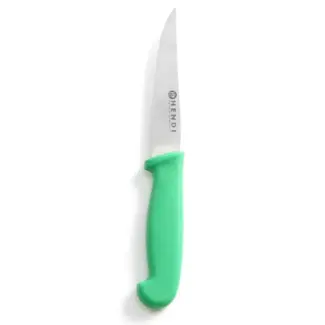 HENDI Universeelmes – Gekarteld – Groen – 205 mm – HACCP Polypropyleen Heft