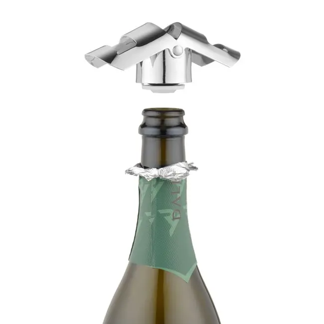 BarUp Champagnestopper – Siliconen afdichting – Metaal en roestvrij staal – Houdt bubbels vers