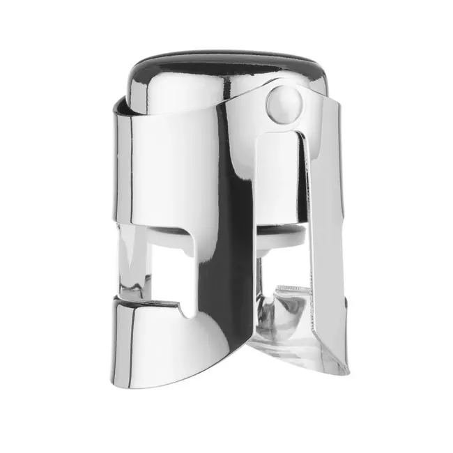 BarUp Champagnestopper – Siliconen afdichting – Metaal en roestvrij staal – Houdt bubbels vers