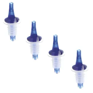 BarUp Schenktuit set – EVA kunststof – blauw – 4 stuks