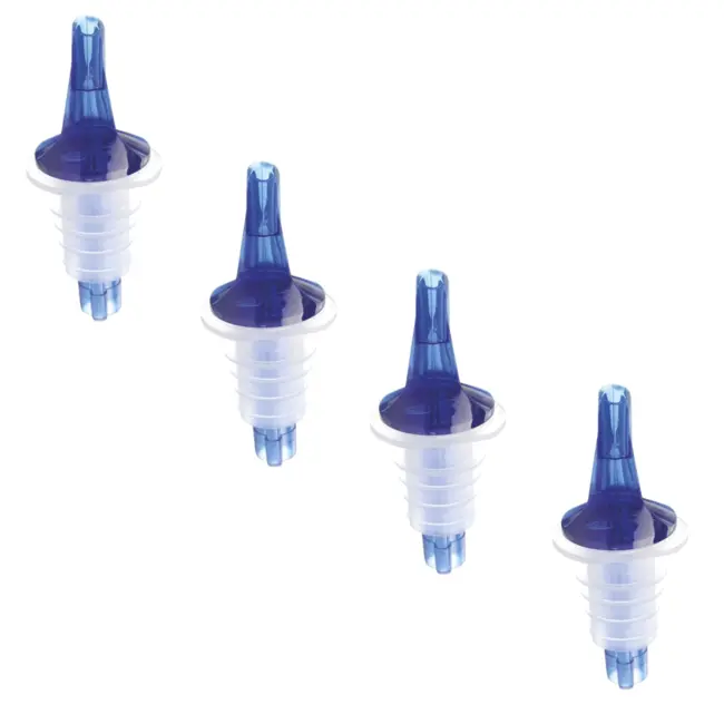 BarUp Schenktuit set – EVA kunststof – blauw – 4 stuks