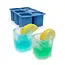 BarUp IJs shotglazen vorm – 6 stuks – siliconen – blauw – 125x190x60 mm