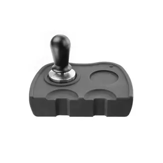 HENDI Dubbele tampmat – siliconen – 205x150x45 mm – met portafilter-uitsparing