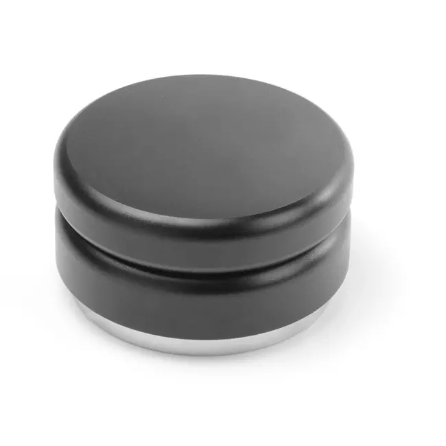 HENDI Verstelbare koffietamper – roestvrij staal – zwart aluminium handvat – Ø58 mm