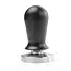HENDI Koffie tamper met veer – roestvast staal – zwart aluminium handvat – ⌀58x(H)100mm