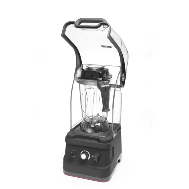 HENDI Bar blender – dempkap – 2,5L – krachtige motor – traploze snelheidsregeling – zwart