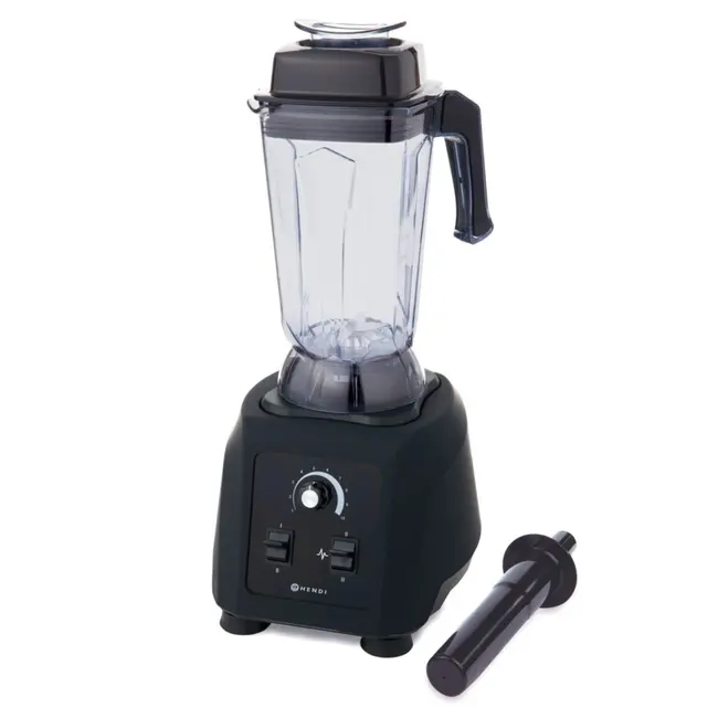 Hendi Krachtige bar blender - BPA-vrije kan - 2,5L - variabele snelheid - titanium gecoat mes