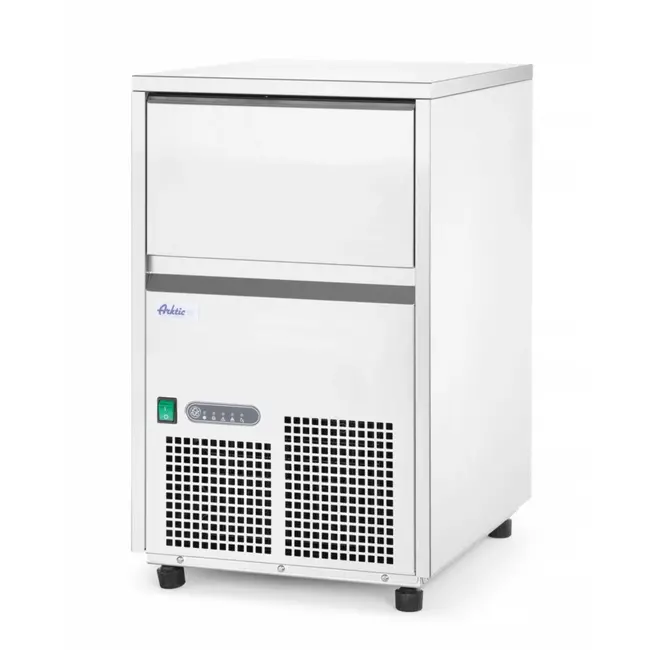 Arktic Compacte ijsblokjesmachine – roestvast staal – 22 kg per dag – automatische reiniging