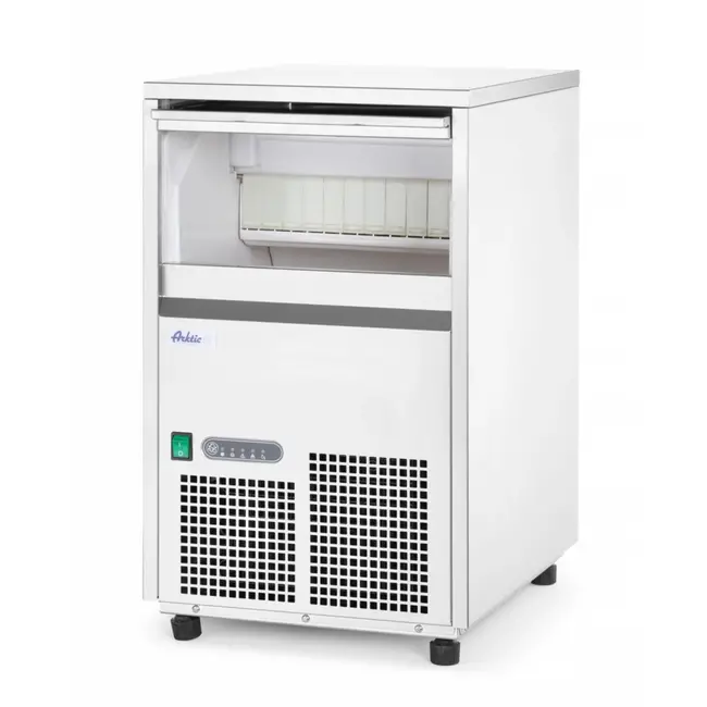 Arktic Compacte ijsblokjesmachine – roestvast staal – 22 kg per dag – automatische reiniging