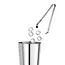 BarUp IJsblokjestang – roestvrij staal – vaatwasmachinebestendig – 180 mm – zilver – set van 2
