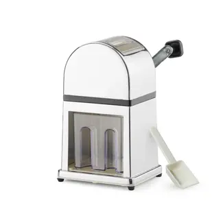 BarUp IJsvergruizer – verchroomd zink – roestvast stalen messen – 160x140x270 mm – zilver