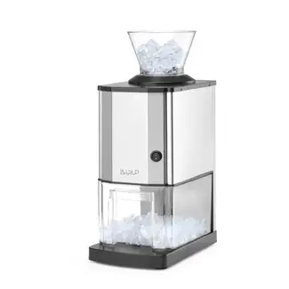 BarUp IJsvergruizer – roestvast staal – 12 kg per uur – 12 kopjes capaciteit – zilver