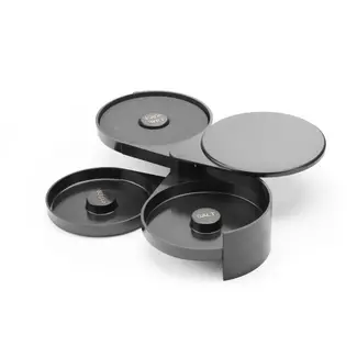 BarUp 3-laags glas rimmer – compact – geïntegreerde spons – 200x160x75 mm